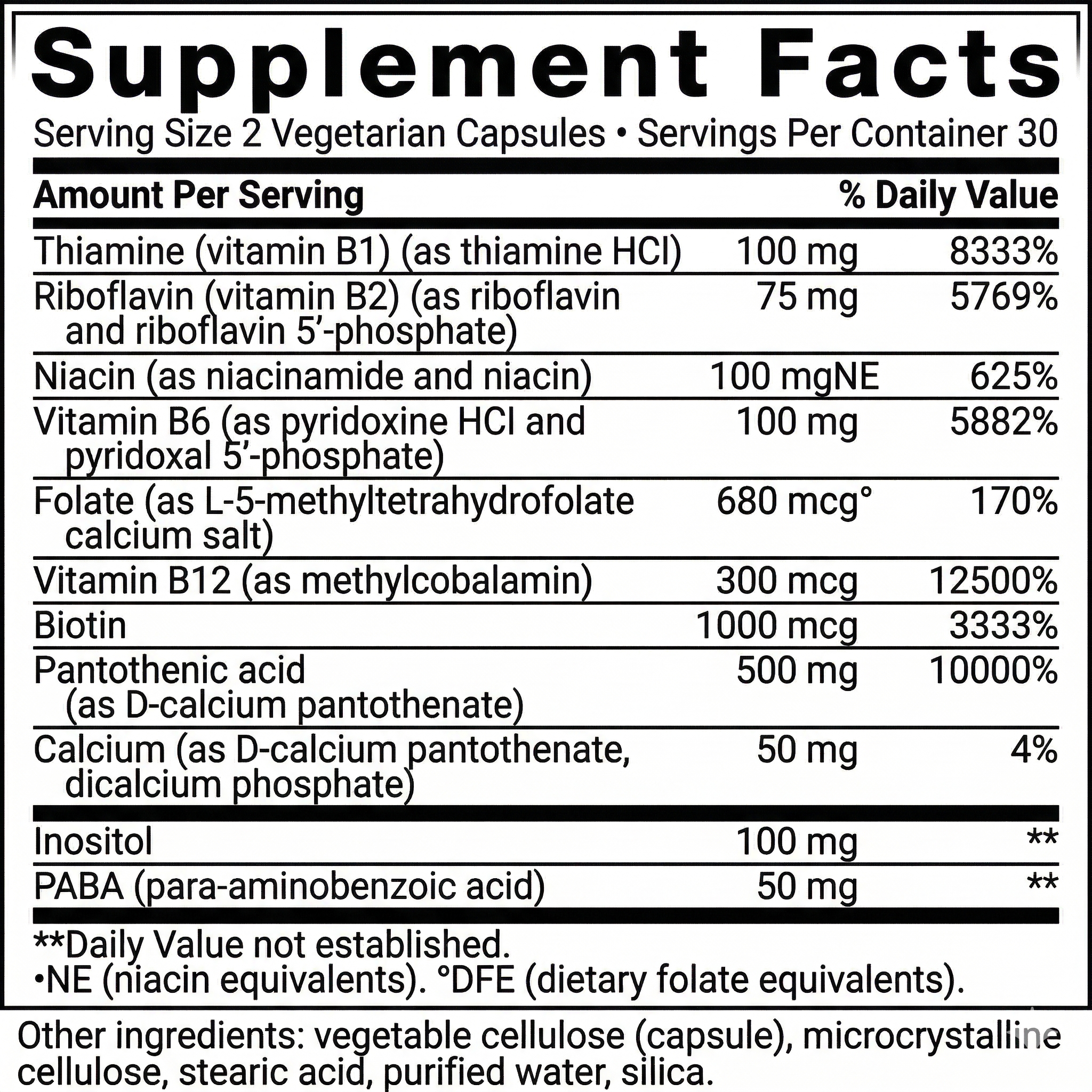 [Información Nutricional COMPLEJO B]